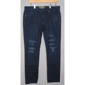 Victorias Secret PINK Jeans 12 Limited Edition Skinny Y2K Mid Rise Distress NEW